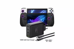 WSRRDRECVHi Custodia Rigida Da Viaggio Per ASUS ROG Ally – Antiurto, Con Maniglia, Spazio Per Accessori, 33x14x5,7 Cm
