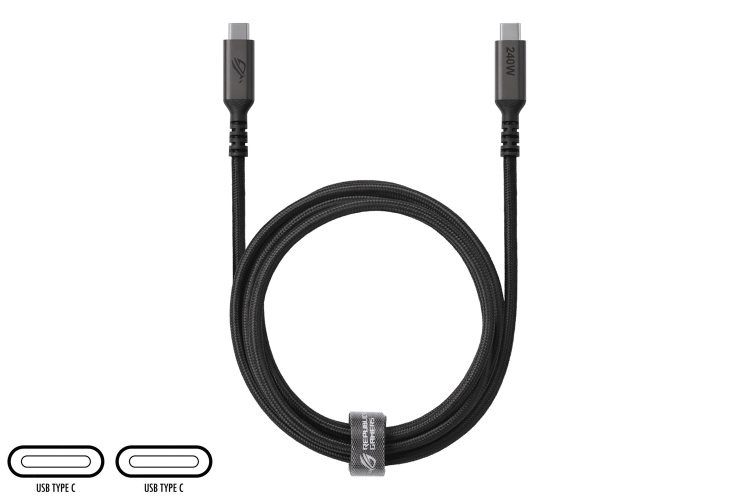 Cavo USB Tipo C A Tipo C Per ASUS ROG Phone 6 – Ricarica Rapida E Sincronizzazione Dati, 1 Metro, Connettori In Alluminio, Resistente
