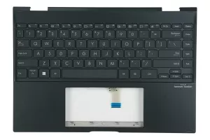 Broonel Funda tipo folio de piel negra compatible con ASUS Zenbook Duo (2024) UX8406